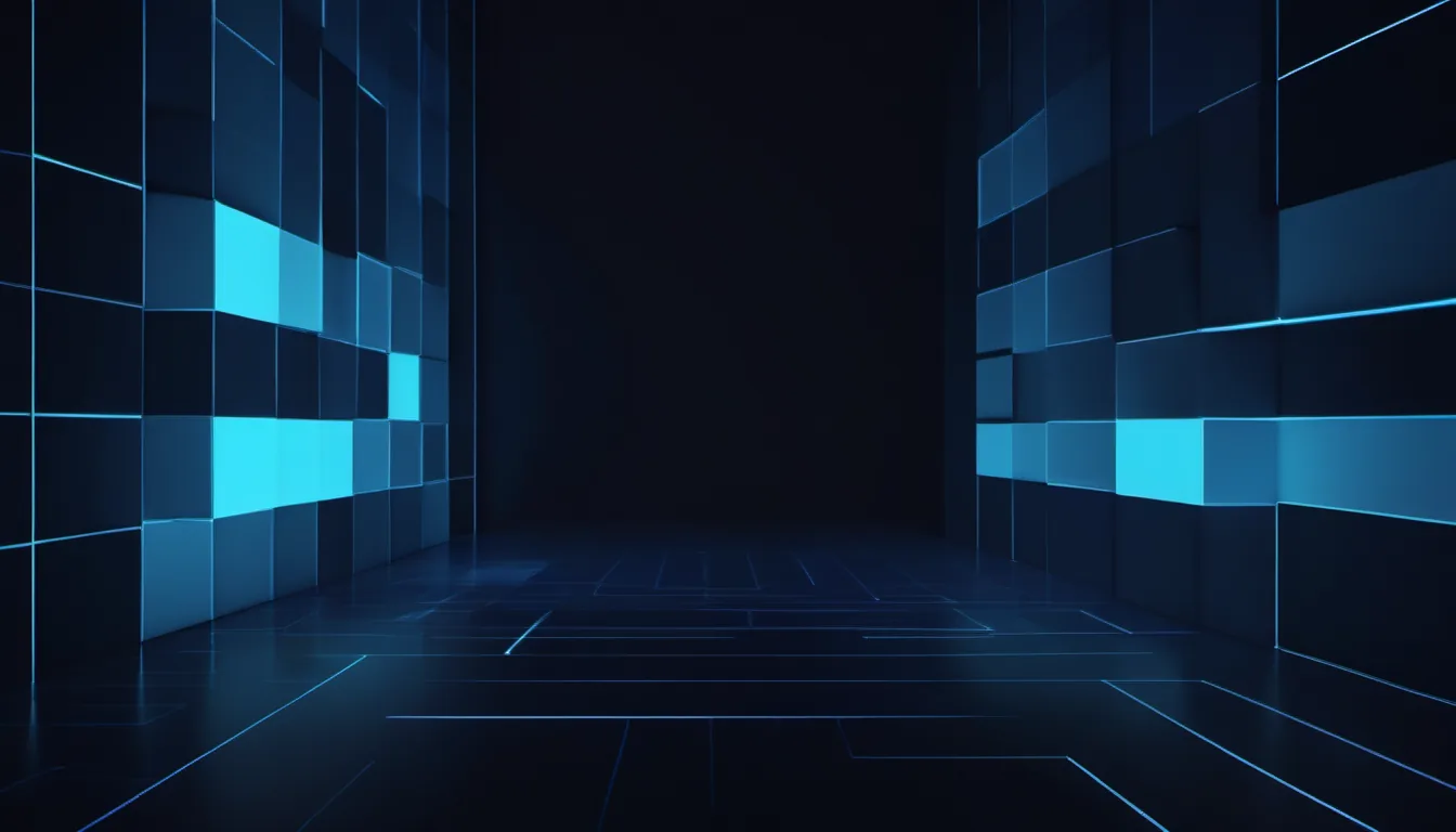 Abstract sequenced blocks illustration in aqua-cyan on dark navy — decorative header for What to Automate First