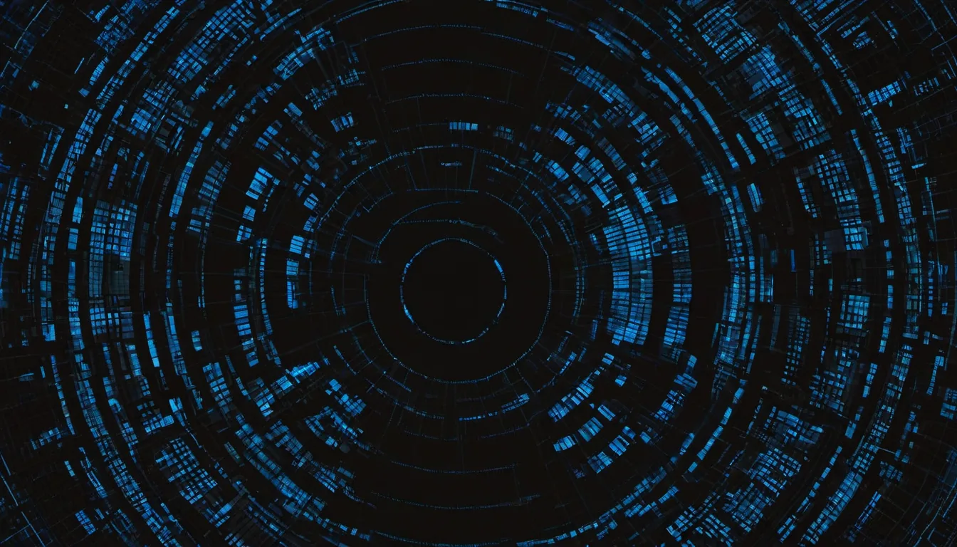 Abstract baseline schedule grid illustration in aqua-cyan on dark navy — decorative header for Spec Baseline