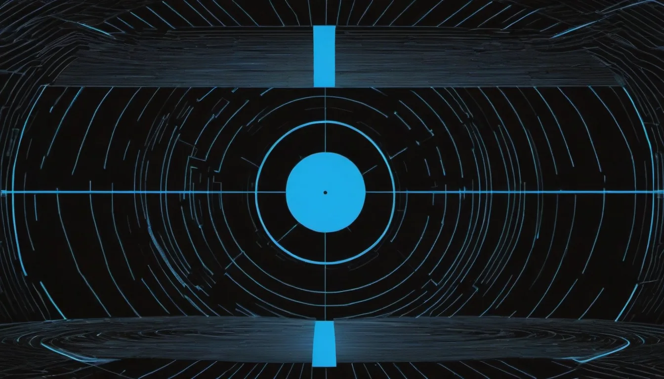 Abstract opposed flow bands illustration in aqua-cyan on dark navy — decorative header for Wave Makers ' Circulation Pumps